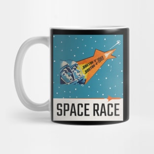 Space Race - Vintage Retro 60s Mug